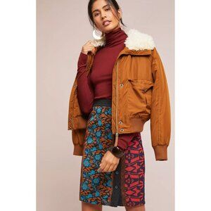 ANTHROPOLOGIE || DOLAN Left Coast Collection | Jacquard Pencil Skirt - Size S